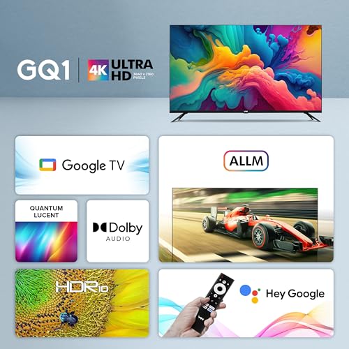 VW 109 cm (43 inches) Pro Series 4K Ultra HD Smart QLED Google TV VW43GQ1 - Image 4