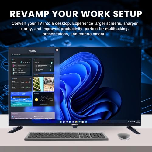 Uniboom_Optima Series 80 cm (32 inch) HD Ready LED TV 2026 Edition with 30W Sonic Boom - True Frameless - Aura Vision+ Display - 2 HDMI - 32N-ULT-AED - Image 5