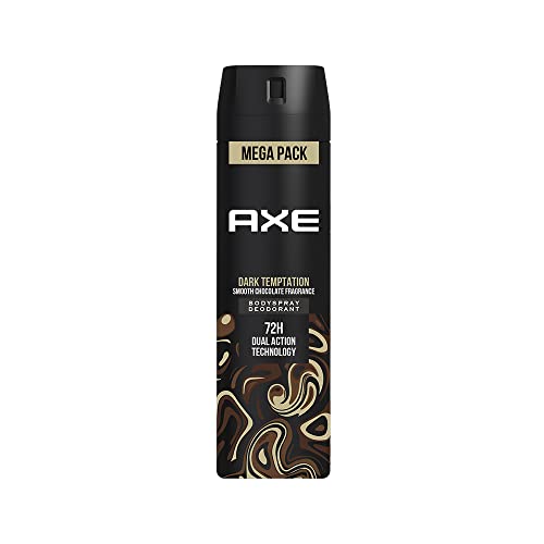 Axe Dark Temptation Long Lasting Deodorant Bodyspray for Men 215 ml