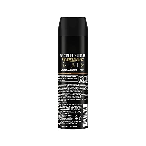 Axe Dark Temptation Long Lasting Deodorant Bodyspray for Men 215 ml - Image 3