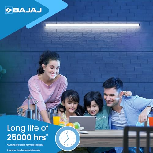Bajaj Polycarbonate 20W Cool Day Light Led Tubelight|3.5 Kv Surge Protection|Bright&Energy Efficient Tubelight/Batten For Home|Glare Free Light Output|(Pack Of 2)|1 Yr Warranty - Image 7