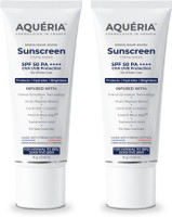 aqueria Sunscreen - SPF 50 PA++++ Brightening & Hydrating French Multi-Active SPF | Niacinamide, Tranexamic Acid(30 g) - Image 3