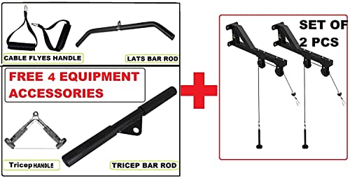 IRIS Fitness 20in1 Wall-Mounted Homegym for Cable Crossovers, LAT Pull Downs, Triceps Extensions, Forearm Home Gym Equipment - Image 6