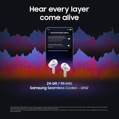 Samsung Galaxy Buds4 Pro (Black) in-Ear Wireless Earbuds with Hi-Fi Audio | Adaptive ANC 2.0 and EQ 2.0 | 2-Way Speaker | 360-Audio | Voice Detect | Live Translation | Head Gesture | IP57 - Image 5