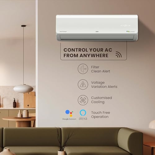 IFB Silver Plus Smart Series 1.5 Ton 5 Star In-built Wifi Split AC with HD Compressor, AI, Dual Gold Fin & 8-in-1 Flexi Mode - White (CI185SL22SGN1, Copper Condenser) - Image 7