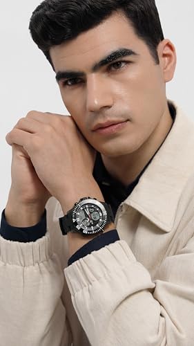 Kenneth Cole Reaction Analog-Digital Black Dial Men's Watch-KRWGP2192201 - Image 2