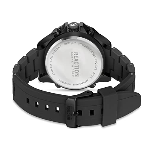 Kenneth Cole Reaction Analog-Digital Black Dial Men's Watch-KRWGP2192201 - Image 4