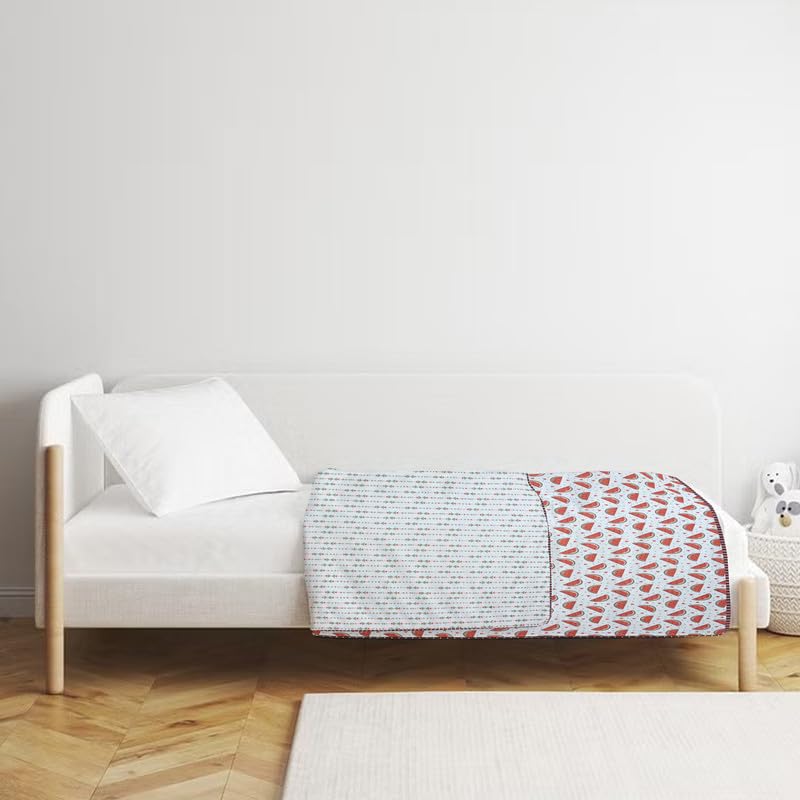 Mafatlal Coo Coo Kids Single Dohar | 90x60 Inch | Mulmul Cotton (Muslin) | Cartoon Print for Boys & Girls | Lightweight & Breathable Summer AC Blanket | Ultra-Soft & Skin-Friendly | Pack of 1 - Image 3