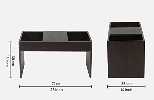 MAMTA Decoration Engineered Wood Center Coffee Table with Storage for Living Room Home Wooden Tea Tables Furniture (Brown) - Image 2