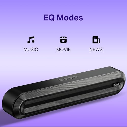 boAt 2025 Launch Aavante 2.1 300, 40W Signature Sound, 2.1 CH w/Wired Subwoofer, Multiple Ports, EQ Modes, Remote Control, Bluetooth Sound bar, Home Theatre Soundbar Speaker (Premium Black) - Image 5