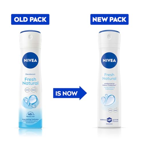 NIVEA Women Fresh Natural Deodorant Spray, 150Ml - Image 3