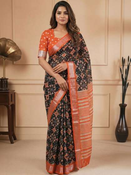 Tiger Snake Sarees - Buy Tiger Snake Sarees online in India - Image 9