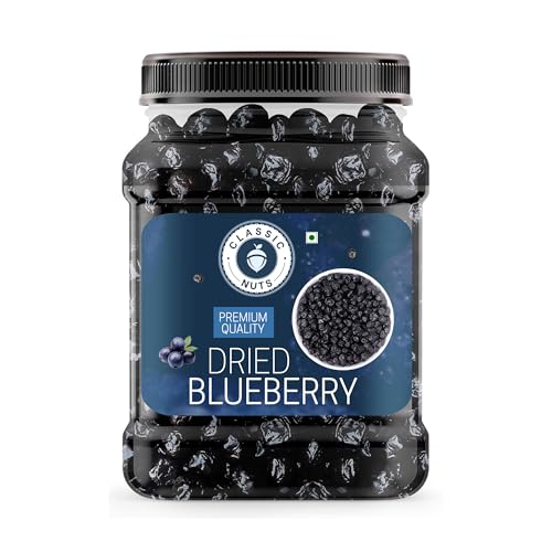 Classic Nuts Dried Blueberry | Dry Fruit | Rich in antioxidants, Vitamin K, Calcium & Fibre | Sweet & Delicious | Healthy Snacks (400gram)