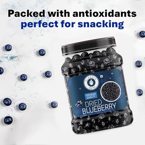 Classic Nuts Dried Blueberry | Dry Fruit | Rich in antioxidants, Vitamin K, Calcium & Fibre | Sweet & Delicious | Healthy Snacks (400gram) - Image 2