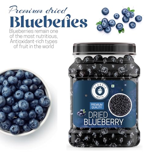 Classic Nuts Dried Blueberry | Dry Fruit | Rich in antioxidants, Vitamin K, Calcium & Fibre | Sweet & Delicious | Healthy Snacks (400gram) - Image 3