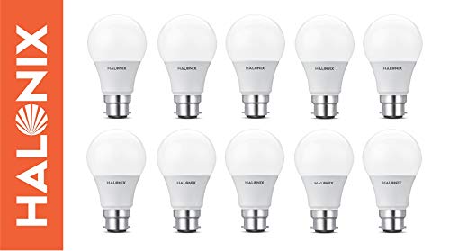 Halonix 9W B22 LED Cool White Bulb, Pack of 10 - Image 3
