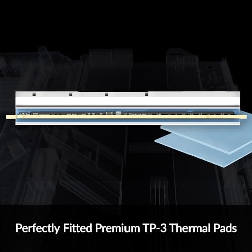 ARCTIC M2 Pro - Heatsink Cooler for M.2 2280 SSD, with ARCTIC TP-3 Thermal Pads, Compatible with PC & Gaming Consoles, for Dual and Single-Sided SSDs - Silver - Image 5