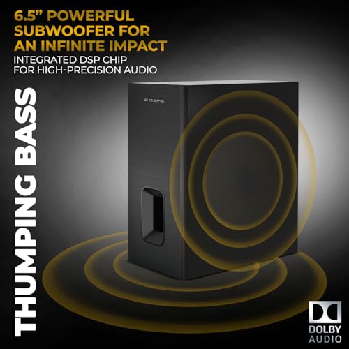 E GATE Phantom 630DW Dolby Audio 540W Soundbar, Home Theatre 5.1 Channel Sound bar for TV with Wireless Subwoofer (16.5cm) & 2 Satellite Speakers, 3 EQ Mode, Bluetooth 5.3, HDMI-ARC, Optical | eGate - Image 5