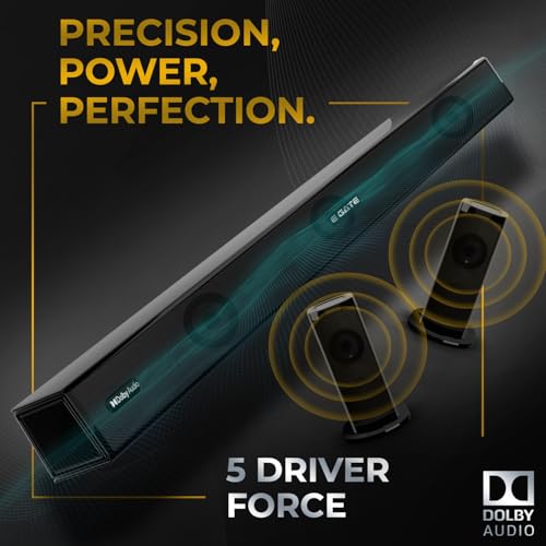 E GATE Phantom 630DW Dolby Audio 540W Soundbar, Home Theatre 5.1 Channel Sound bar for TV with Wireless Subwoofer (16.5cm) & 2 Satellite Speakers, 3 EQ Mode, Bluetooth 5.3, HDMI-ARC, Optical | eGate - Image 7