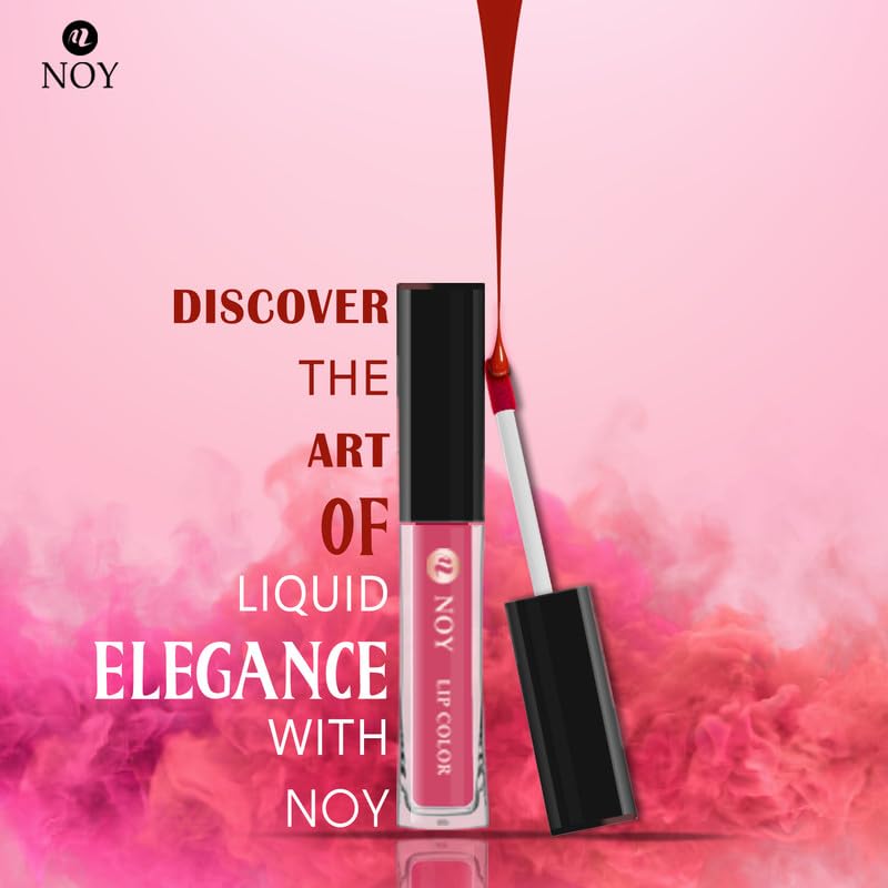 Noy Festival Collection Liquid Matte Lipstick Pack 4 Wine, Red, Coffee Wine, Pruple Shades - Image 2