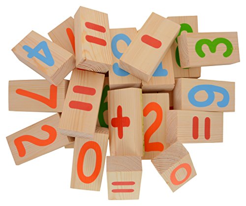 Skillofun Wooden Number Blocks, Multi Color - Image 2