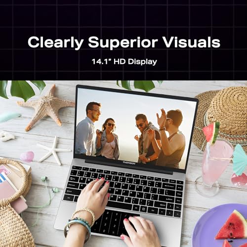 Thomson NEO 14.1 inch IN-P14N Intel celeron N100 12th Gen Upto 3.4GHz/ (Window 11/8 GB RAM LPDDR5 / 256 GB SSD/Numeric Touch Pad/Silver) - Image 2