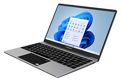 Thomson NEO 14.1 inch IN-P14N Intel celeron N100 12th Gen Upto 3.4GHz/ (Window 11/8 GB RAM LPDDR5 / 256 GB SSD/Numeric Touch Pad/Silver) - Image 5