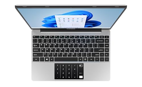 Thomson NEO 14.1 inch IN-P14N Intel celeron N100 12th Gen Upto 3.4GHz/ (Window 11/8 GB RAM LPDDR5 / 256 GB SSD/Numeric Touch Pad/Silver) - Image 6