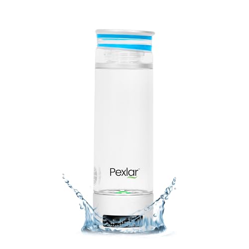 HYDROGEN WATER Bottle | Inhallation Feature - 1 Year Warranty | SPE-PEM Technology - Platinum Titanium plates | No Chlorine No Ozone Mixing|H2 >5000 PPB | -ORP -750 mv| Purity 99.9% H2-2Cycle