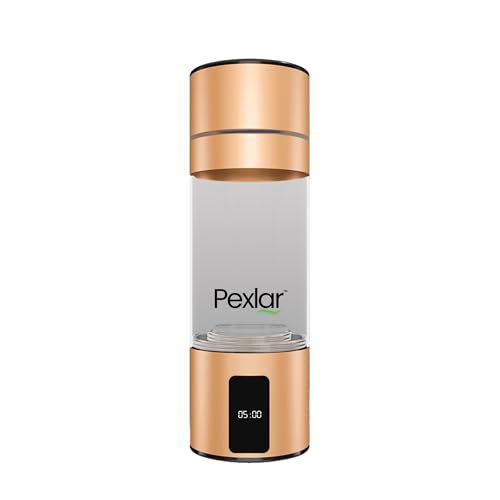 HYDROGEN WATER Bottle | 2 Cycle | 1 Year Warranty | SPE-PEM Technology - Platinum Titanium plates | No Chlorine No Ozone Mixing | H2 > 5000 PPB | -ORP -750 mv| Purity 99.9% H2