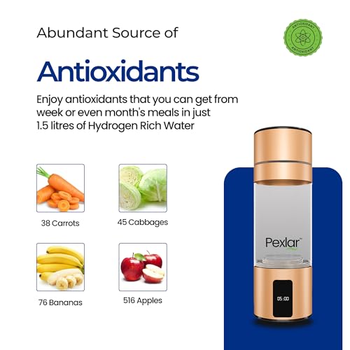 HYDROGEN WATER Bottle | 2 Cycle | 1 Year Warranty | SPE-PEM Technology - Platinum Titanium plates | No Chlorine No Ozone Mixing | H2 > 5000 PPB | -ORP -750 mv| Purity 99.9% H2 - Image 4