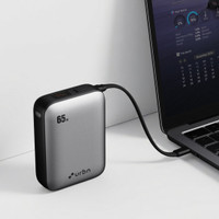 URBN 20000 mAh 65 W Nano Pocket Size Power Bank(Silver, Lithium, Fast Charging for Mobile, Earbuds) - Image 3