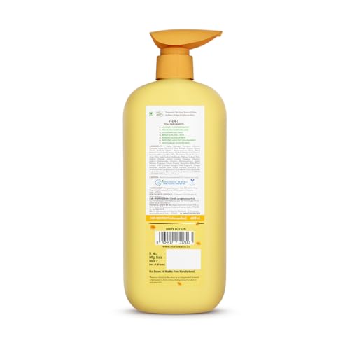 Mamaearth Ubtan Moisturizing Body Lotion with Turmeric & Saffron for Glowing Skin | 48 Hrs Moisturization | Nourishes Dry Skin | 7 in1 Total Care | 100% Natural Butter | Non-Greasy Smooth Skin | 400 ml - Image 2
