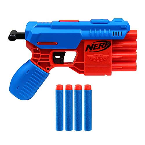 Nerf Alpha Strike Claw Qs-4 Blaster 4 Official Nerf Elite Foam Darts,Multicolor - Image 3