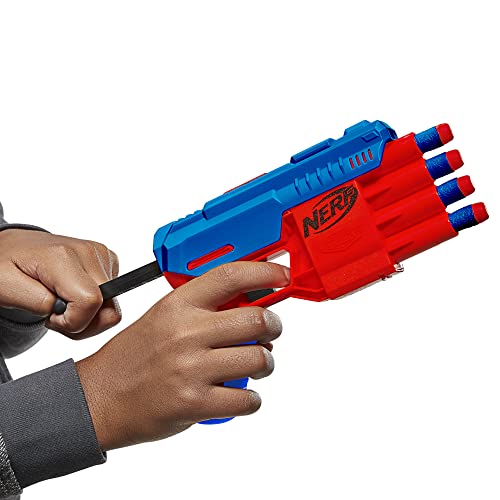Nerf Alpha Strike Claw Qs-4 Blaster 4 Official Nerf Elite Foam Darts,Multicolor - Image 6
