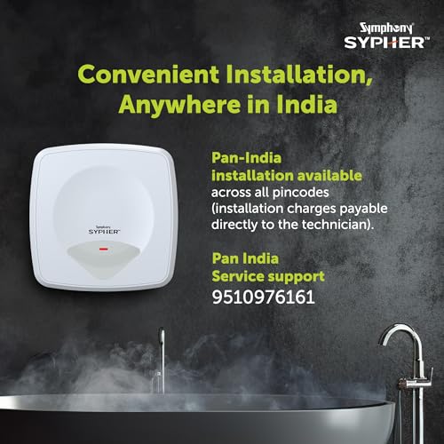 Symphony SYPHER 10 Litre Storage Water Geyser | BEE 5 star Rating Water Heater | 2KW Heating | Glassline Tank | 8 Bar Pressure Compatibility | Warranty: 7 Yr Tank, 3 Yr Heating element, 2 Yr Product - Image 7