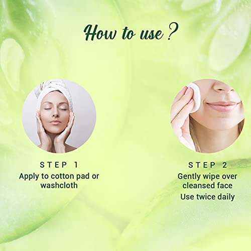 Biotique Cucumber Pore Tightening Toner| Ayurvedic and Organically Pure| Maintains Skin’s Natural pH |100% Botanical Extracts| Suitable for Normal & Oily Skin Types| 200ml - Image 5