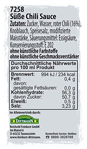 Real THAI Original Thai Cuisine Sweet Chilli Sauce, 14.54 fl oz / 430 ml - Image 5