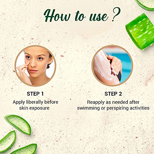 Biotique Aloe Vera 75+SPF UVA/UVB Sunscreen Ultra Soothing Body Lotion, For all skin type, 190ml - Image 4