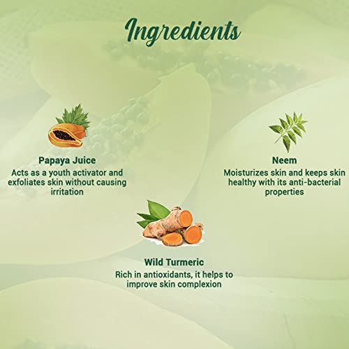 Biotique Papaya Deep Cleanse Face Wash | Gentle Exfoliation | Visibly Glowing Skin | 100% Botanical Extracts| Suitable for All Skin Types | 200ml - Image 5