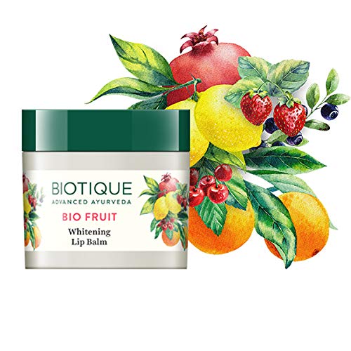 Biotique Bio Fruit Whitening/Brightening Lip Balm | Hydrated and Nourishing Lips| Visibly Lighter Lips | Evens Out Lip Tone | De-pigmentation Balm |All Skin Types | 12g (Pack Of 2) - Image 2
