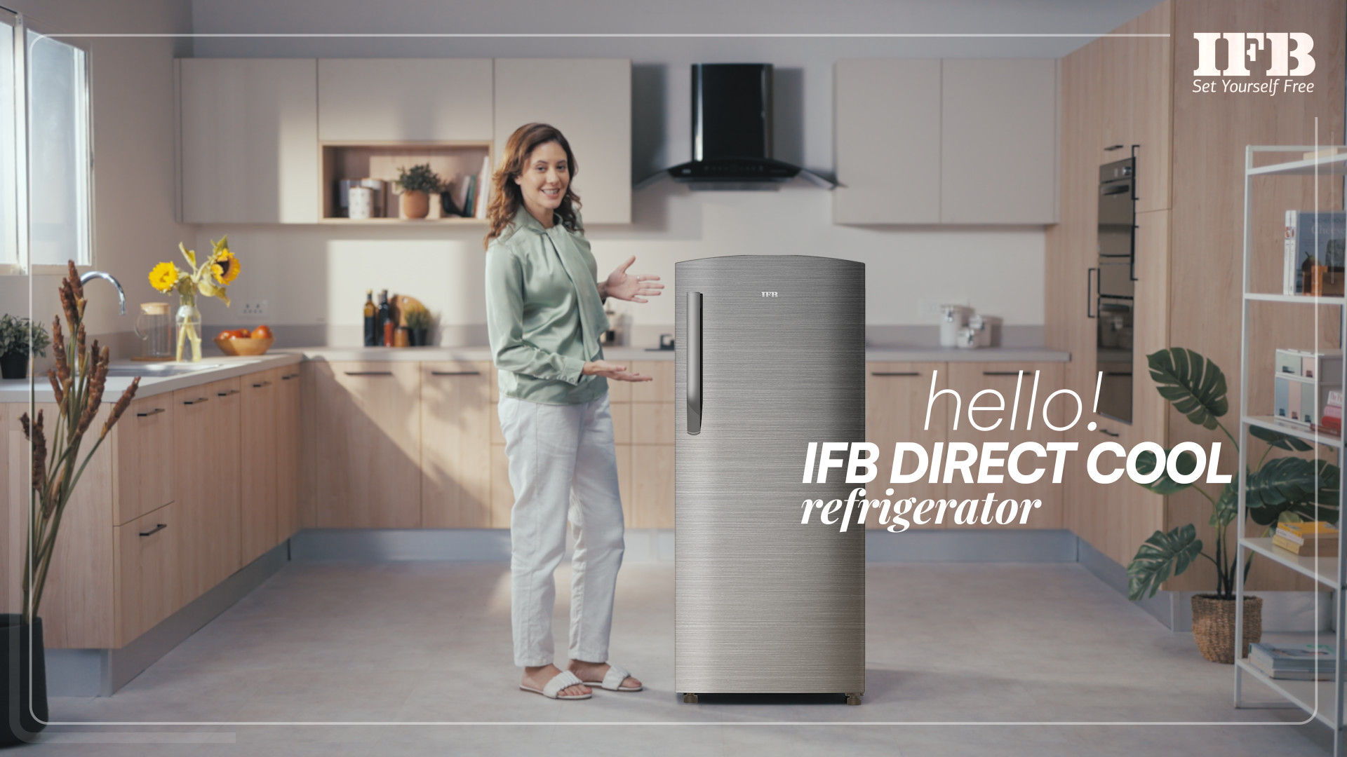 IFB 197L 5 Star Direct Cool Single Door Refrigerator (IFBDC-2235DBSE, Brush Grey, Advanced Inverter Compressor, Extraordinary Storage with Humidity Controller) - Image 2