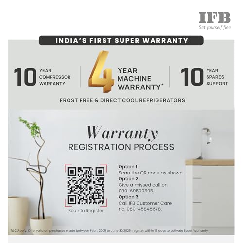 IFB 197L 5 Star Direct Cool Single Door Refrigerator (IFBDC-2235DBSE, Brush Grey, Advanced Inverter Compressor, Extraordinary Storage with Humidity Controller) - Image 4