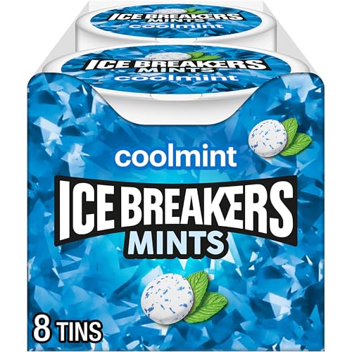 IceBreakers Mints Coolmints Mints, Natural and Artificial Flavour, 8 X 42 g