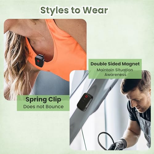 Portronics Talk Three Wearable Bluetooth Speaker with Mic, Magnetic/Spring Clip-On, Upto 10Hours Playtime, IPX5 Water/Dust Resistant, Bluetooth 5.3v, Big Buttons, Portable Speaker with Microphone - Image 5