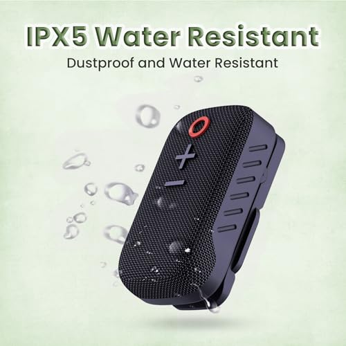 Portronics Talk Three Wearable Bluetooth Speaker with Mic, Magnetic/Spring Clip-On, Upto 10Hours Playtime, IPX5 Water/Dust Resistant, Bluetooth 5.3v, Big Buttons, Portable Speaker with Microphone - Image 7