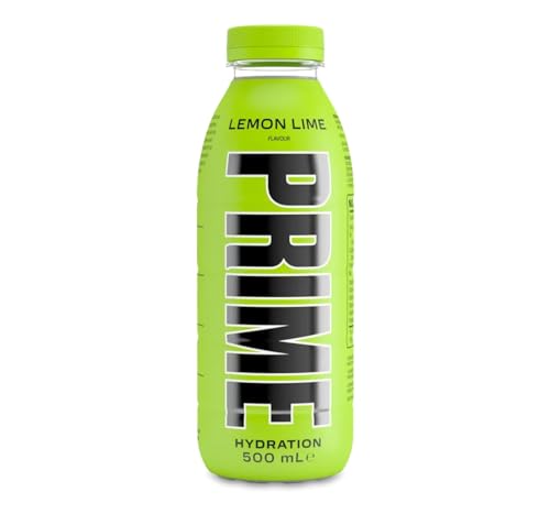 PRIME HYDRATION Lemon Lime Hydration Drink, 16.9 Fl oz / 500 Ml