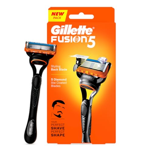 Gillette Fusion Manual Razor for Men with styling back blade for Perfect Shave and Perfect Beard Shape - Image 3