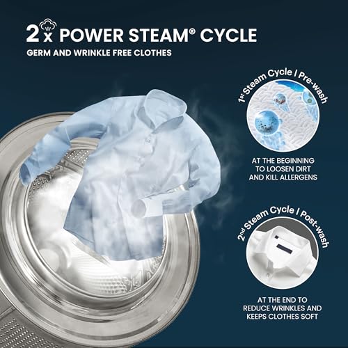 IFB 7 Kg 5 Star, DeepClean® Technology, AI Powered, WiFi, Fully Automatic Front Load Washing Machine (SERENA OXN 7012 CMS, PowerSteam®, 9 Swirl, Steam Refresh, Inbuilt Heater, Eco Inverter, Onyx) - Image 7