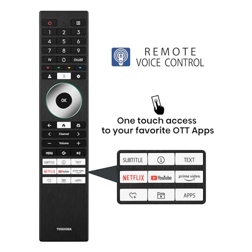 Toshiba 108 cm (43 inches) C350NP Series 4K Ultra HD Smart LED Google TV 43C350NP (Black) - Image 6